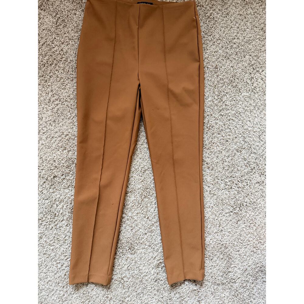 Rachel Zoe Camel Color Strech Point Knit Pants EUC 8